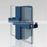 6000 Series Extrusion Aluminum Frameless Double Glass Curtain Wall thumbnail-5