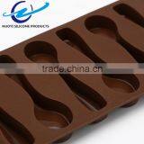 High Quality Spoon Shaped Silicone 3d Chocolate Mould thumbnail-4