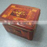 Beatiful Appearance Decorative Package Size125*90*60mm Rectangular Music Tin Box