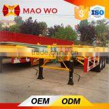 Tri-axles 40ft Flatbed Container Semi Trailer for Sale thumbnail-6
