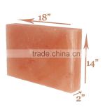 18" x 14" x 2" Himalayan Salt Block Plate Slab for BBQ Cooking Searing Serving