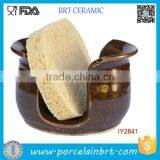 Wholesale Be Health Bathroom Ceramic Sponge Holder thumbnail-1