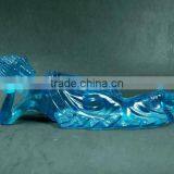 Southeast Asia Transparent Resin Sleeping Buddha Figurine
