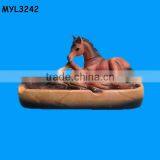 Rectangle Ceramic Horse Outdoor Cheap Ashtray Bin thumbnail-1