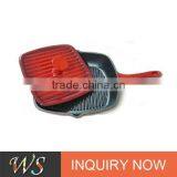 Cast Iron Enameled Grill Pan With Cover thumbnail-1