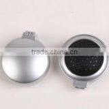 High Quality Round Plastic Foldable Pocket Compact Decorative Mirror With Hair Brush thumbnail-3