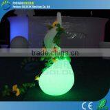 GLACS Control RGB Color Rechargeable Plastic Floor Lamp With LED Light thumbnail-6