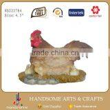 11 Inch Resin Craft Home Decoration Lifelike Hen Sculpture Animal Statue thumbnail-4