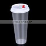 Water Cup PP Cup Plastic Cup 700ML Transparent Drink Cup Disposable Cup Injection With Lid thumbnail-2