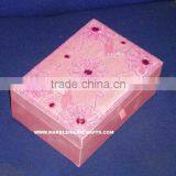 Zari Embroidery Jewellery Boxes thumbnail-1