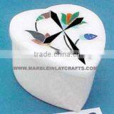 Efficent Heart Shape Marble Inlay Box, Corporate Gift thumbnail-1