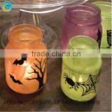 Lead Crystal Candle Holders Halloween Jar thumbnail-6