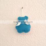 Hot Sell Felt Teddy Bear With a Bow Felt Mobile Felt Key Chain Made in China thumbnail-1