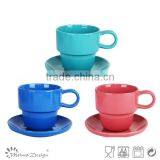 Custom Printed Ceramic Coffee & Tea Set,porcelain Cup & Saucer,wholesale Tea Sets thumbnail-3