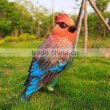 Factory Promotion Life Size Resin Parrot Fiberglass Animals for Sale thumbnail-3