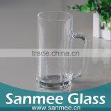 Cheap Price Cylindrical Glass Beer Tankard Beer Mugs thumbnail-1