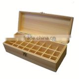 2015 top grade latest design handmade decorative wooden essential oil packing box