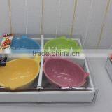 Set of 4 Colorful Ceramic Tapas Bowl Set,snack Tray thumbnail-1