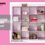DIY Home Space Saver Holder Organizer Plastic Cubes Storage Box Shelf