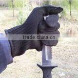Wholesale - 1 Pair 100% Anti-Slash/Cut/Static Gloves Of Stainless Steel Wire Black New thumbnail-1