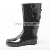 2015 Good Sell Shining Rubber Rain Boots Wholesale thumbnail-1