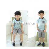 Custom 100% Cotton Children School Uniform Blank T-shirt Kids Polo T-shirt thumbnail-4