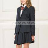 Junior School Girls England Style Grey Colors Coat Jacket Blazer And Skirt thumbnail-6