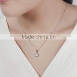 Simple Diamond White Gold Necklace thumbnail-4