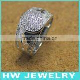 Micro Pave Jewelry & 925 Silver Ring With Micro Pave CZ Stones thumbnail-1