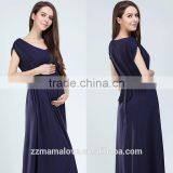 MamaLove Europe Long Maternity Clothes Maternity Dress Breastfeeding Dresses Maxi Nursing Dresses thumbnail-2