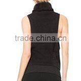 Yoga Frost Winter Vest in Black Heather Gym Singlets thumbnail-4