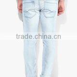 Light Solid Denim Eco-Friendly Jeans Custom Tailored Jeans Pants thumbnail-2