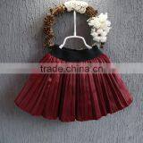 S15192A New Style Cotton Factory Price European Style Children Mini Skirts thumbnail-3