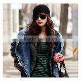 Spring New Design European Style Women Oversize Hooded Denim Trench Coat thumbnail-3