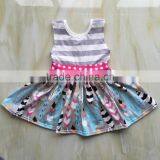 WY-018 Baby Girl Summer Dresses Frock Design Party Latest Dresses Online Shopping thumbnail-1