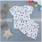 Wholesale Summer Cotton Printing Girls Kids t Shirt With Pants Set thumbnail-2