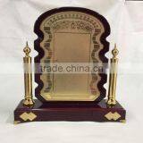 Hot Sale United Arab Emirates National Celebrative GOLDEN Wooden Shields thumbnail-3