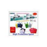 Auto Ultrasonic Non Woven Bag Making Machine , Recycled Nonwoven D-cut / Box Bag Making Machinery