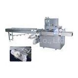High Efficiency Flow Pack Machine , Biscuit / Chocolate / Bread Pillow Packing Machine