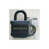 SQUARE IRON PADLOCK WITH PLASTIC thumbnail-1