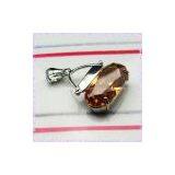 925 Silver Zircon Pendants Wholesale Paypal thumbnail-1