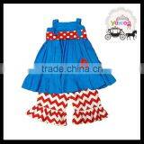4th of July Children Long Frocks Designs New Fashion Dress Party Girls Dresses Girls Maxi Dress thumbnail-4
