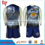 Latest Popular Sublimation European Basketball Jersey/ Plain Basketball Uniform Wholesale thumbnail-3