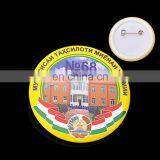 High Quality Round Button Badge With Safety Pin / Tin Plate Buttons Badges / Button Pin thumbnail-3