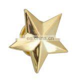 Gold Star Shape Metal Lapel Pin thumbnail-1