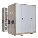 Library Trackless Metal Mobile Office Filing Compactor Cabinet Shelves thumbnail-2