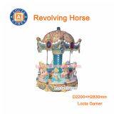 Zhongshan merry go round for sale amusement park 6 seat Revolving Horse, Carousel Small Kid Mini, earn money, kiddie