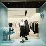 Retail Female Clothes Store Fiberglass Triple Stripes Pig Window Display Visual Merchandising Props Supplier thumbnail-2