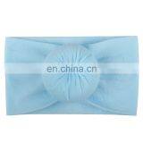 Newest Style Wholesale Pure Loop Hairband Soft Poucy Lovely Kid Head Band for Newborn Girl Casual Wear thumbnail-4