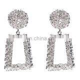 Big Earrings Women Exaggerated Matte Stud Earrings GIRL Female Gold Silver Color Black Yellow Red Earings Creative Jewelry thumbnail-6